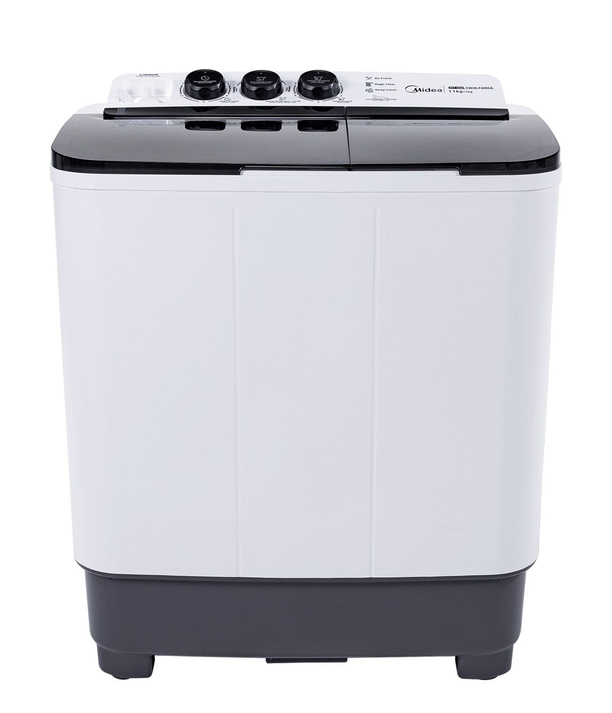 Lavadora Semiautomática Dos Tinas 11Kg Twin Force Pulsator Blanca