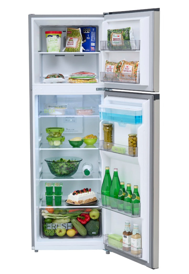 Refrigerador Automático Top Mount 10 Pies Cúbicos con Dispensador de agua / 280 L Bru Steel Smart Sensor