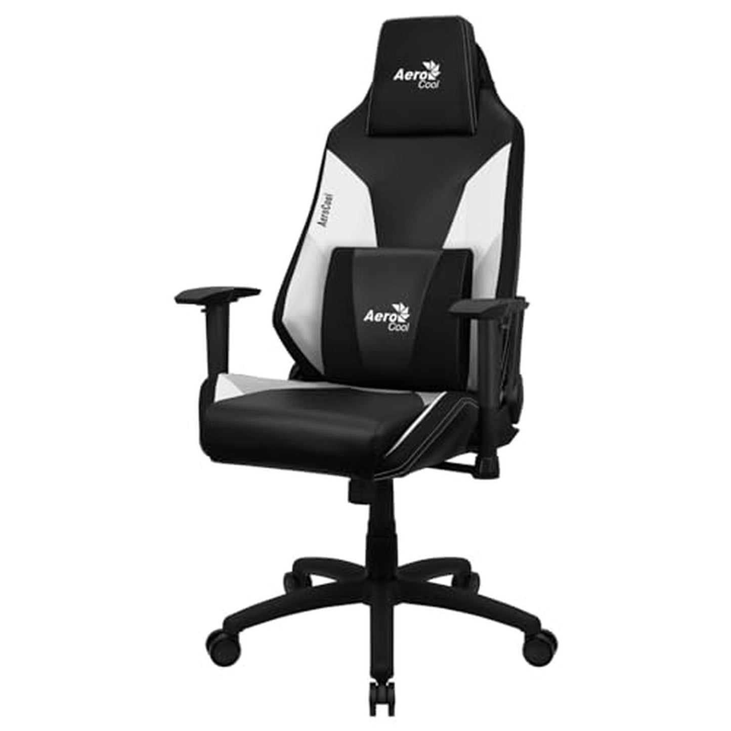 Aerocool Silla Gamer Admiral hasta 150Kg Negro/Gris/Blanco