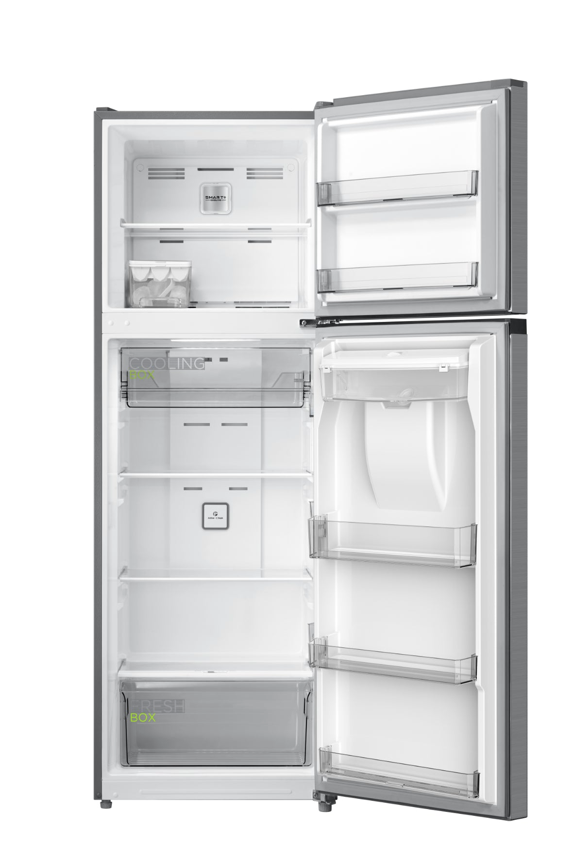 Refrigerador Top Mount Smart Sensor Bru Steel 13 Pies Cúbicos