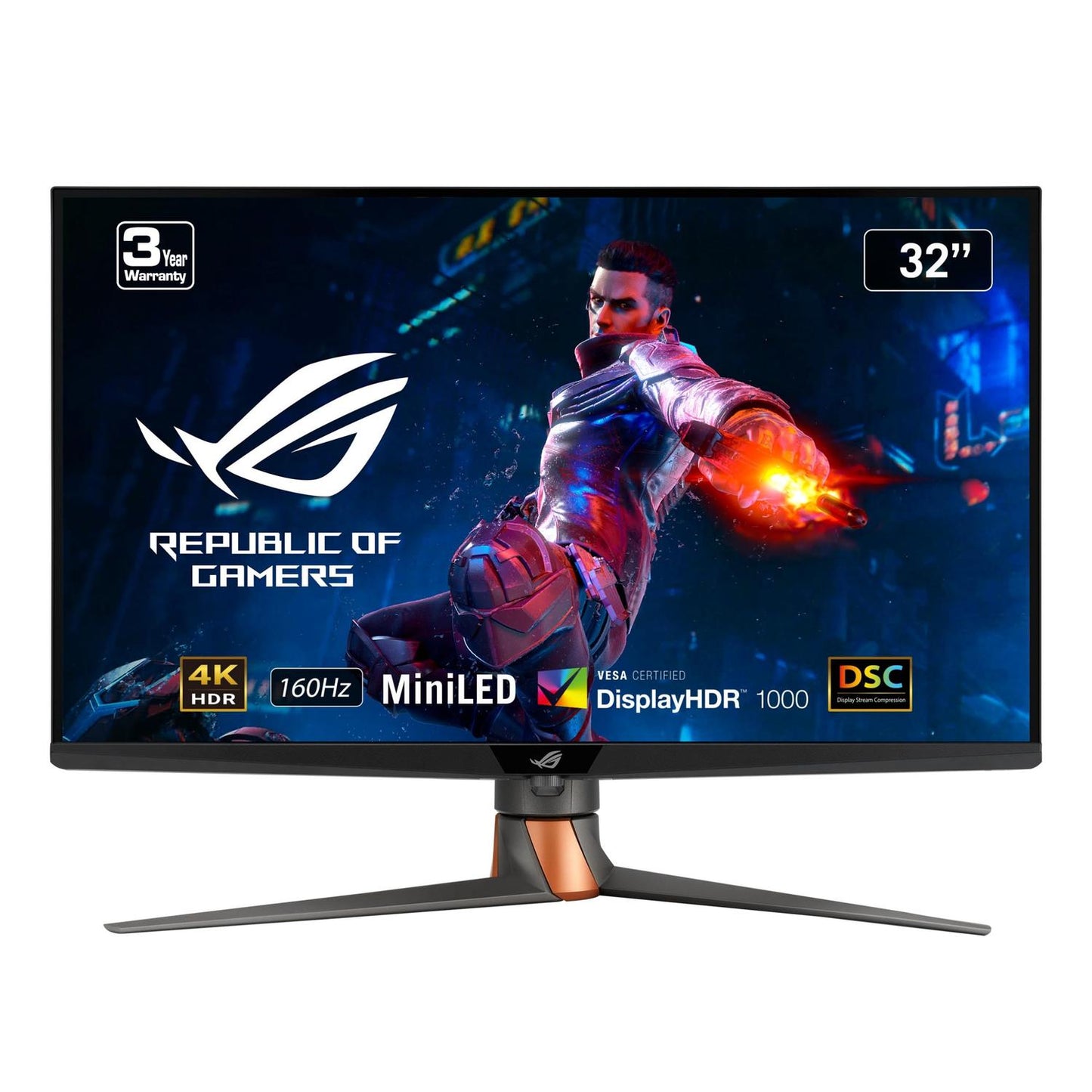 Monitor Gamer Asus Rog Swift Led Pg32uqxr 32" 4k Ultra Hd
