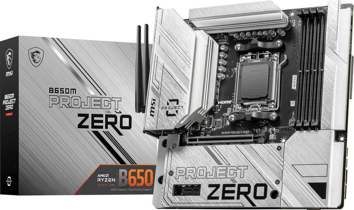 Tarjeta Madre Msi Micro-ATX B650m Project Zero S-am5 Amd