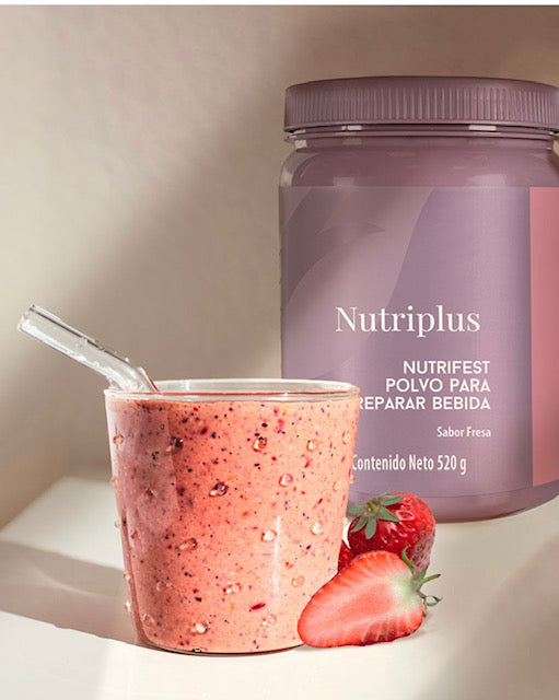 NUTRIFEST POLVO PARA PREPARAR BEBIDA SABOR FRESA