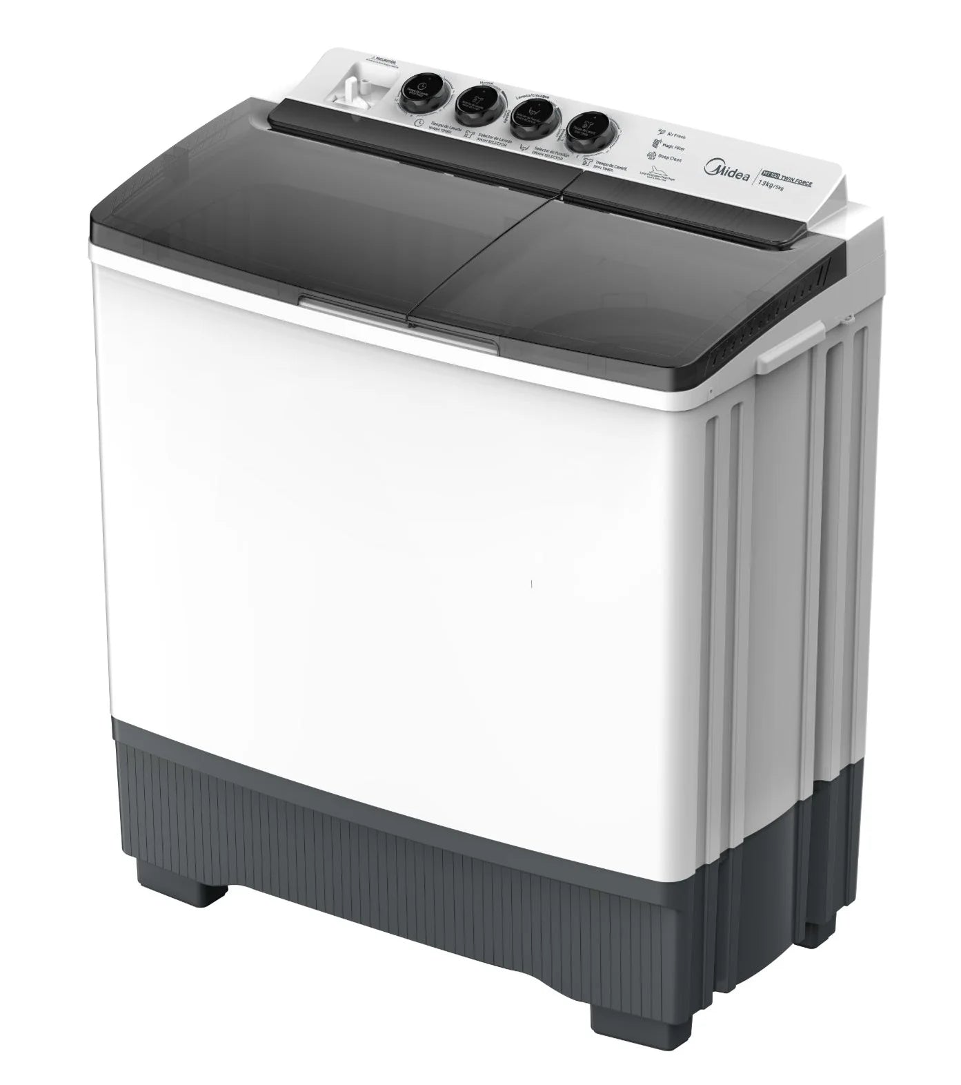 Lavadora Semiautomática Dos Tinas 13Kg Twin Force Pulsator Blanca
