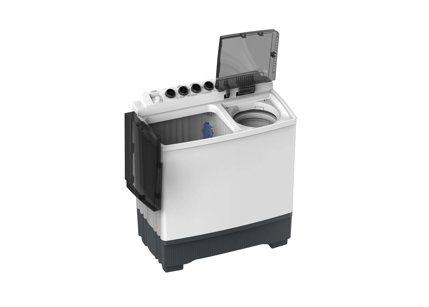 Lavadora Semiautomática Dos Tinas 22Kg Twin Force Pulsator Blanca