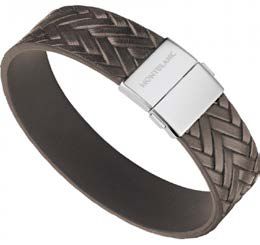 Brazalete Montblanc piel café