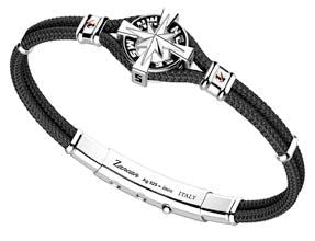 Brazalete Plata Estrella Negra