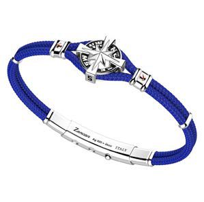 Brazalete Plata Estrella Azul