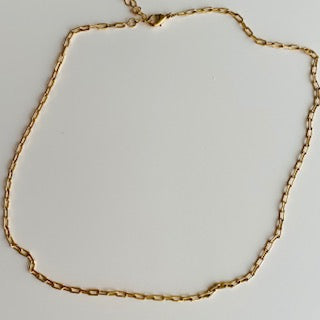 Cadena Elos- Baño de oro 18K