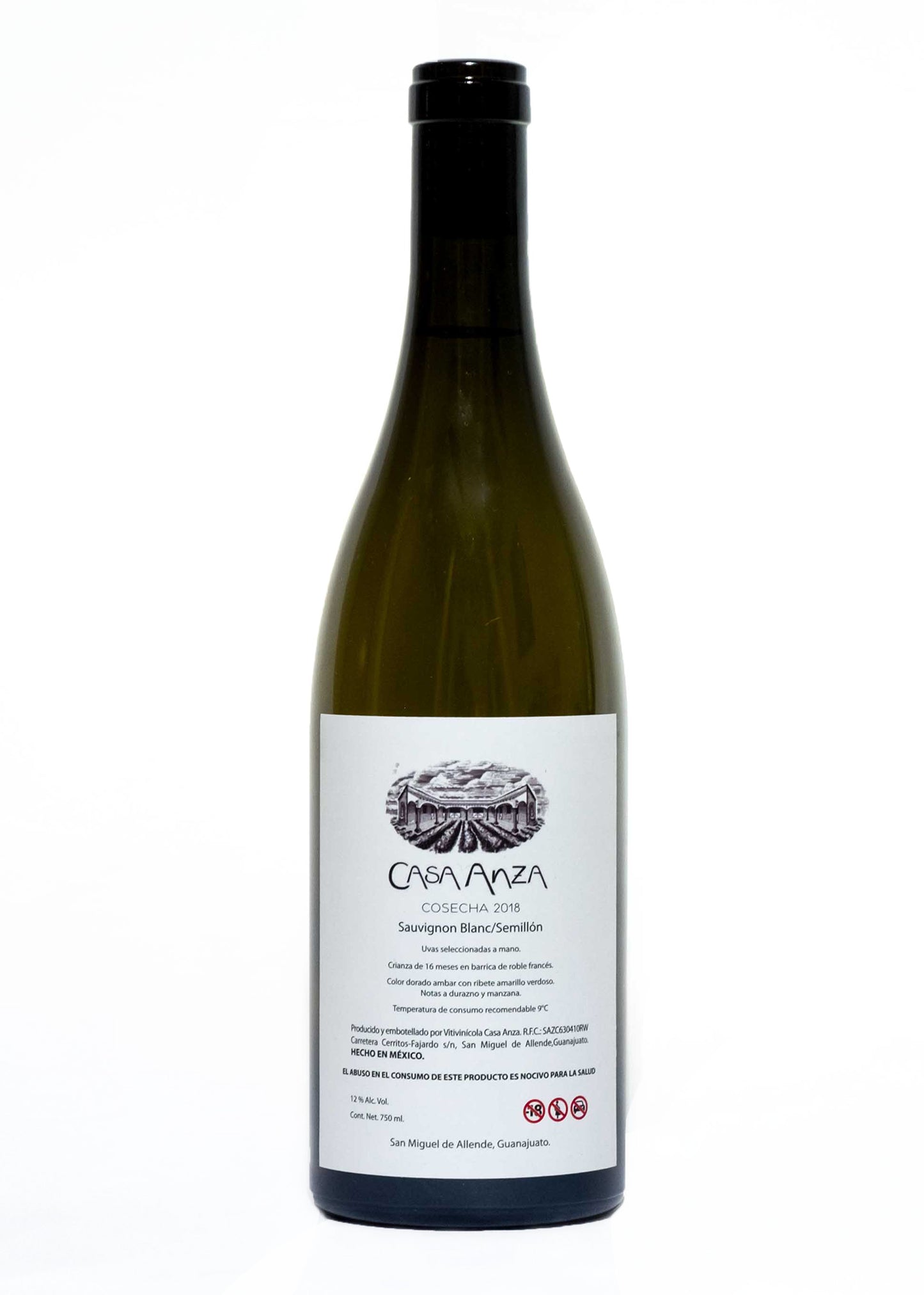 CASA ANZA Sauvignon Blanc / Semillon 2018