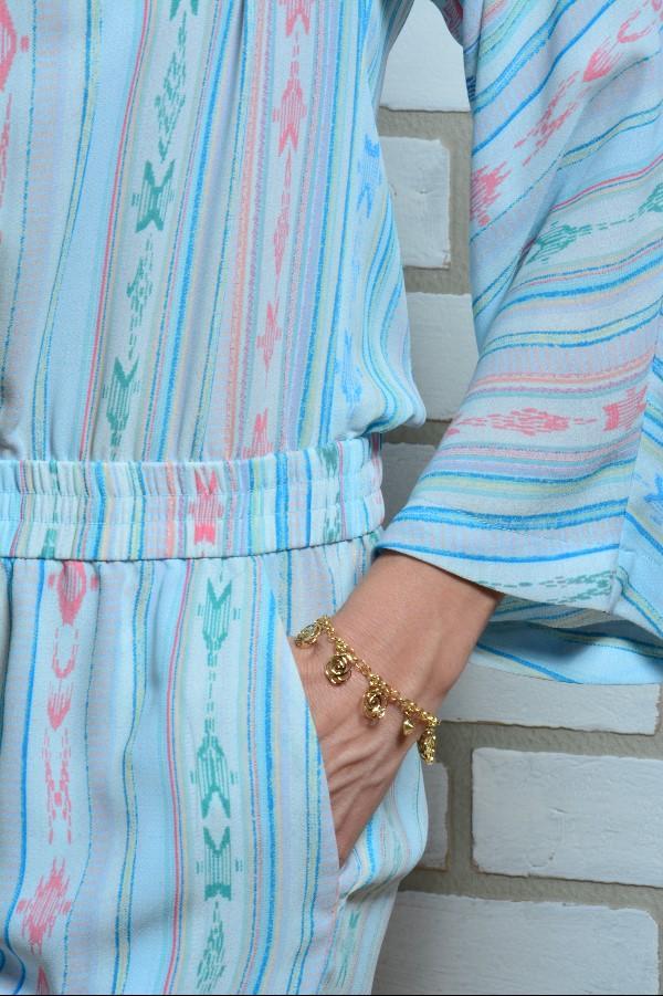 Pulsera Flores - Baño Oro 18k