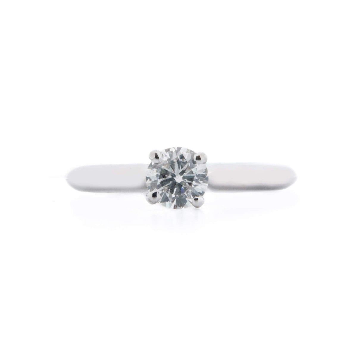 Anillo Solitario 14 K Oro Blanco .50CT GSI1