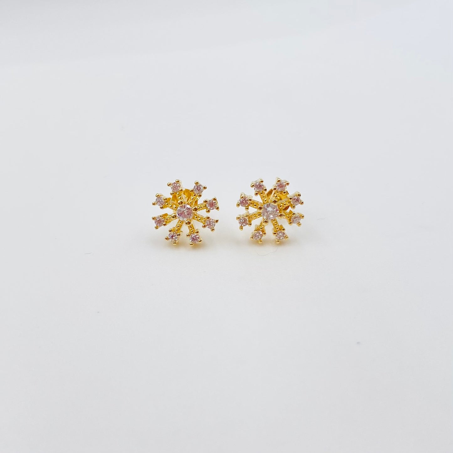 Aretes Floquito - Baño de Oro 18K