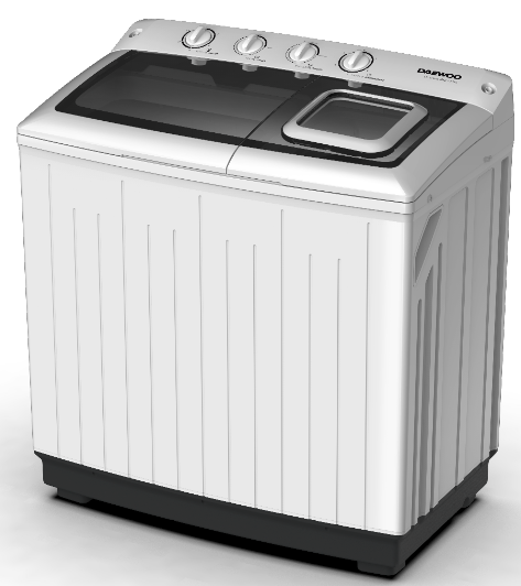 LAVADORA DAEWOO DOBLE TINA MODELO DWTT15M2NUFW 15KG BLANCO