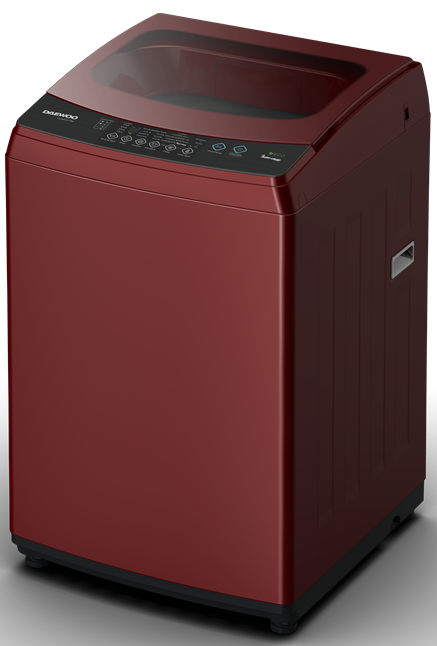 LAVADORA DAEWOO CARGA SUPERIOR MODELO DAE04W17W-04 17KG SISTEMA DE LAVADO AUTO CLEAN ROJO