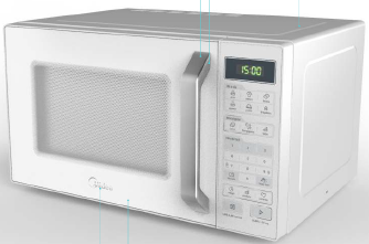 HORNO MICROONDAS MIDEA MODELO MMDX11S2WW 30L / 1.1 BLANCO