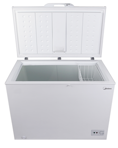 CONGELADOR MIDEA MODELO MFCD11P2NABW 11.0 PIES CÚBICOS / 295 L BLANCO