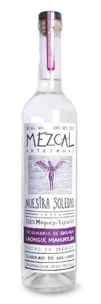Mezcal Artesanal Joven "NUESTRA SOLEDAD" (Lachigui Miahuatlan)