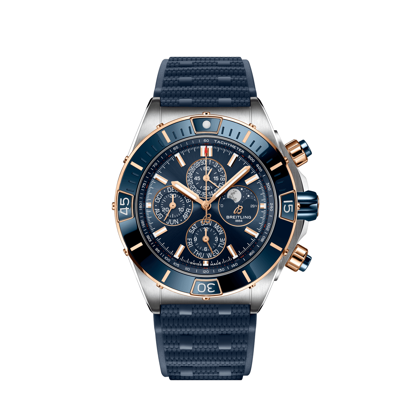 BREITLING CHRONOMAT DOS TONOS AUT 44MM CHR AZUL