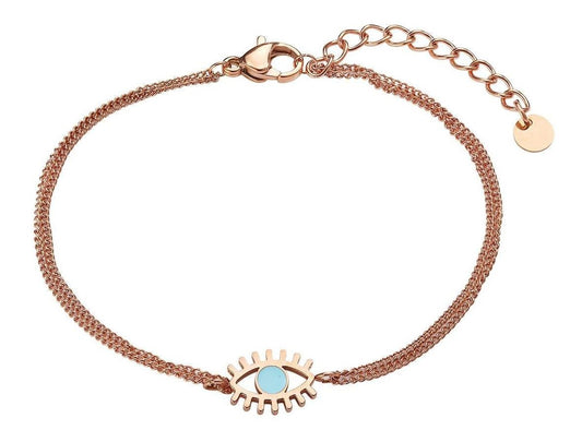 Pulsera Enso Rosegold EJB2214R De Acero Inoxidable Mujer