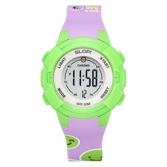 Reloj Slop Morado Print Smile SW8825LK6 Niña