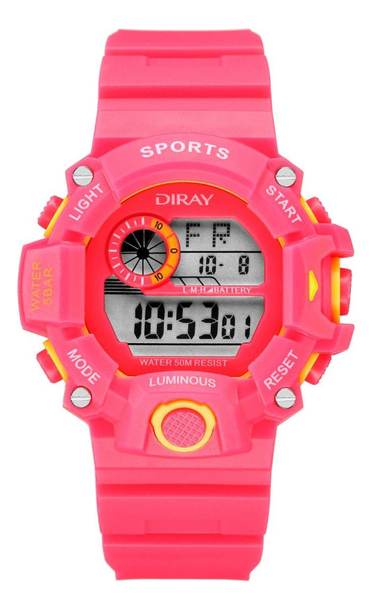 Reloj Diray Ladies Pink Rosa DR208L5 De Resina Para Mujer