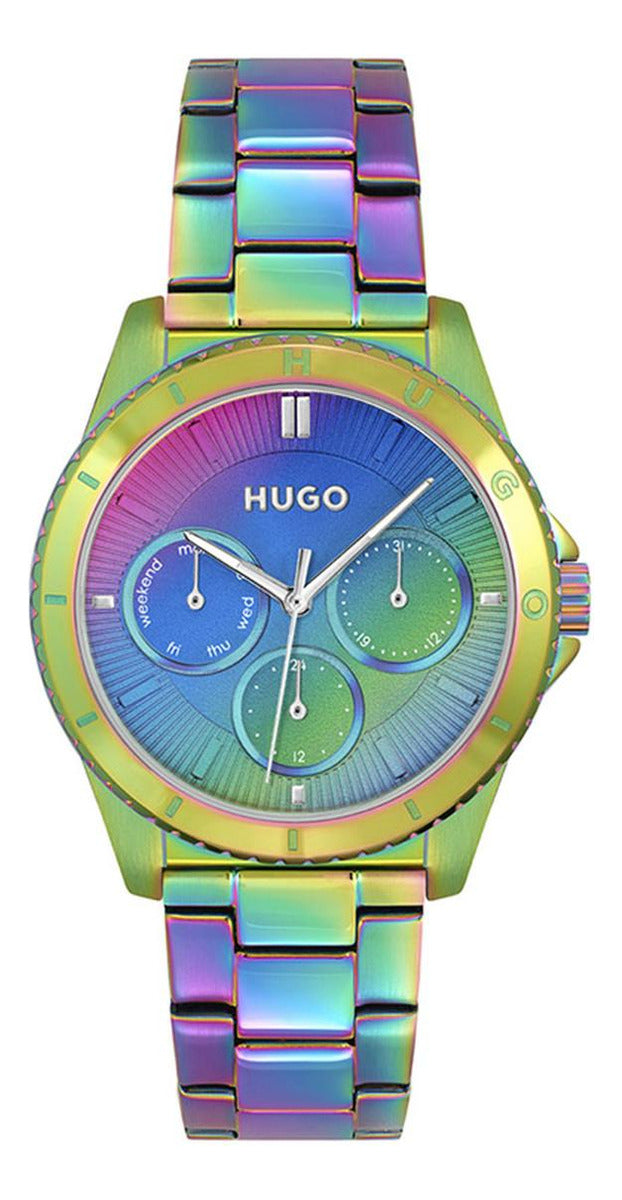 Reloj Hugo Boss Mujer Acero Inox 1540160 #Dance Rainbow