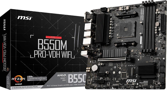 T. Madre Msi B550m Pro-vdh Wifi ChipSet Amd Soporta: Ryzen