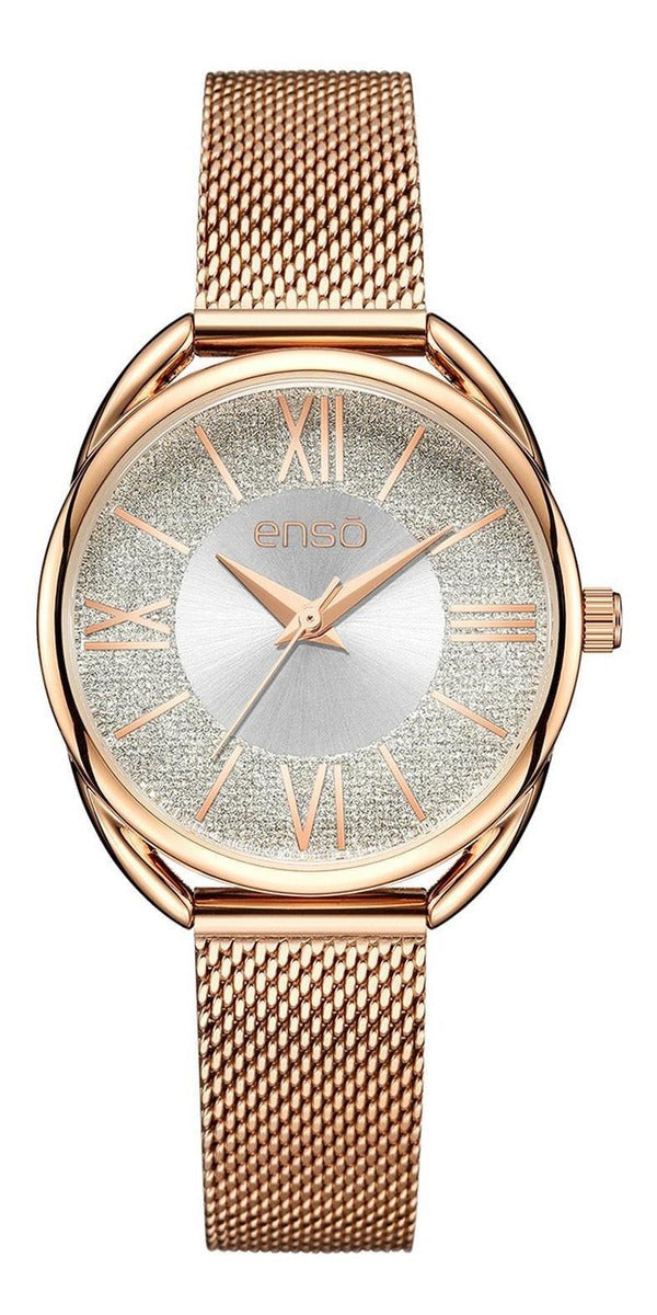 Reloj Enso Casual Oro Rosa EW9267L1 De Acero Para Mujer