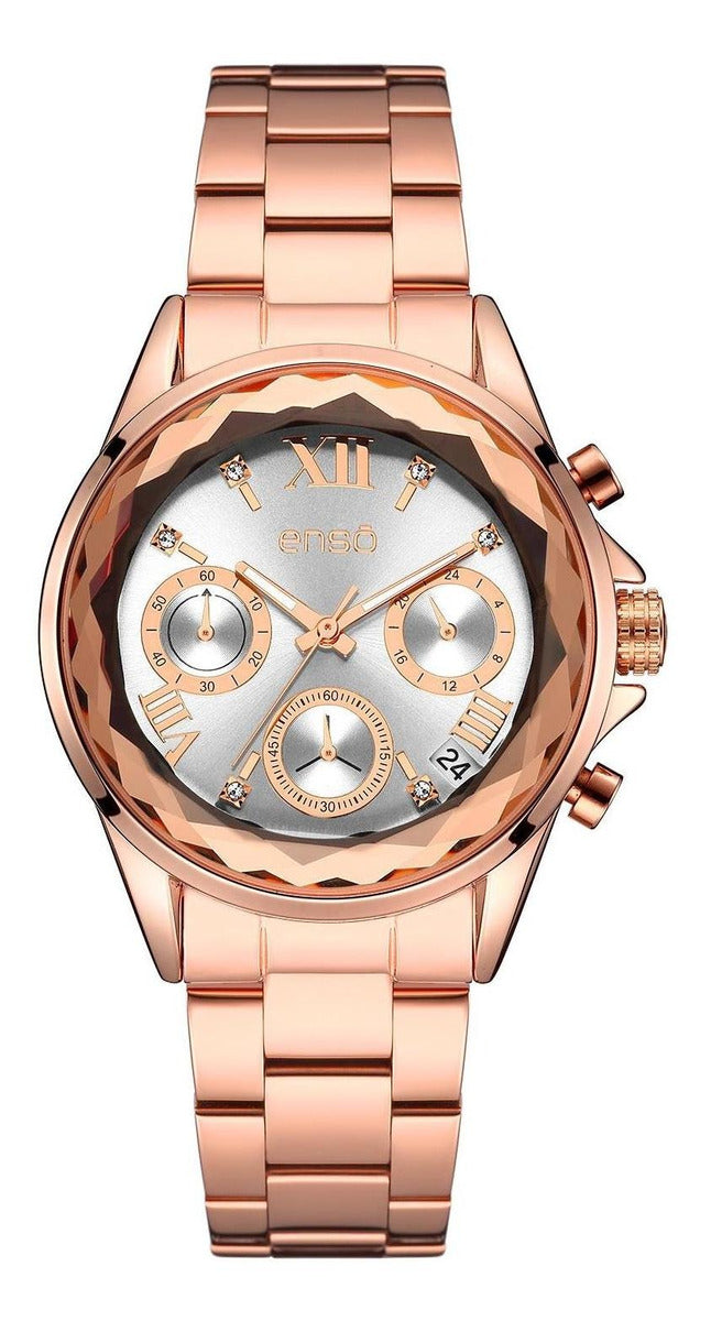 Reloj Enso Ladies RG Oro Rosa EW1049L1 De Acero Para Mujer