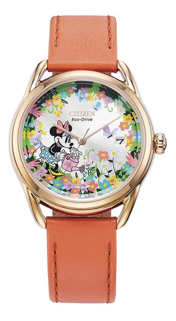 Reloj Citizen Eco-Drive Minnie Gardening FE6087-04W Mujer