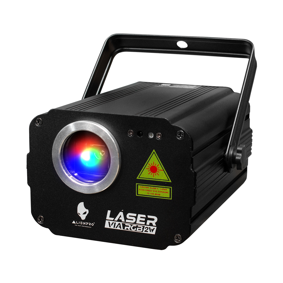 Láser Via RGB 2W Patrones 2000 piezas 50W Alienpro 6/34CH