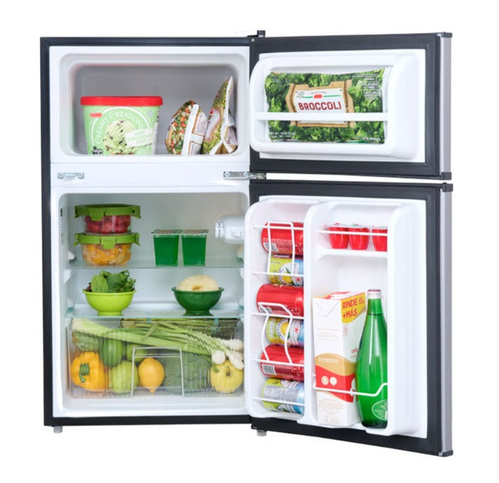 Refrigerador Compacto Dos Puertas 3 Pies Cúbicos / 88 L Lake Silver