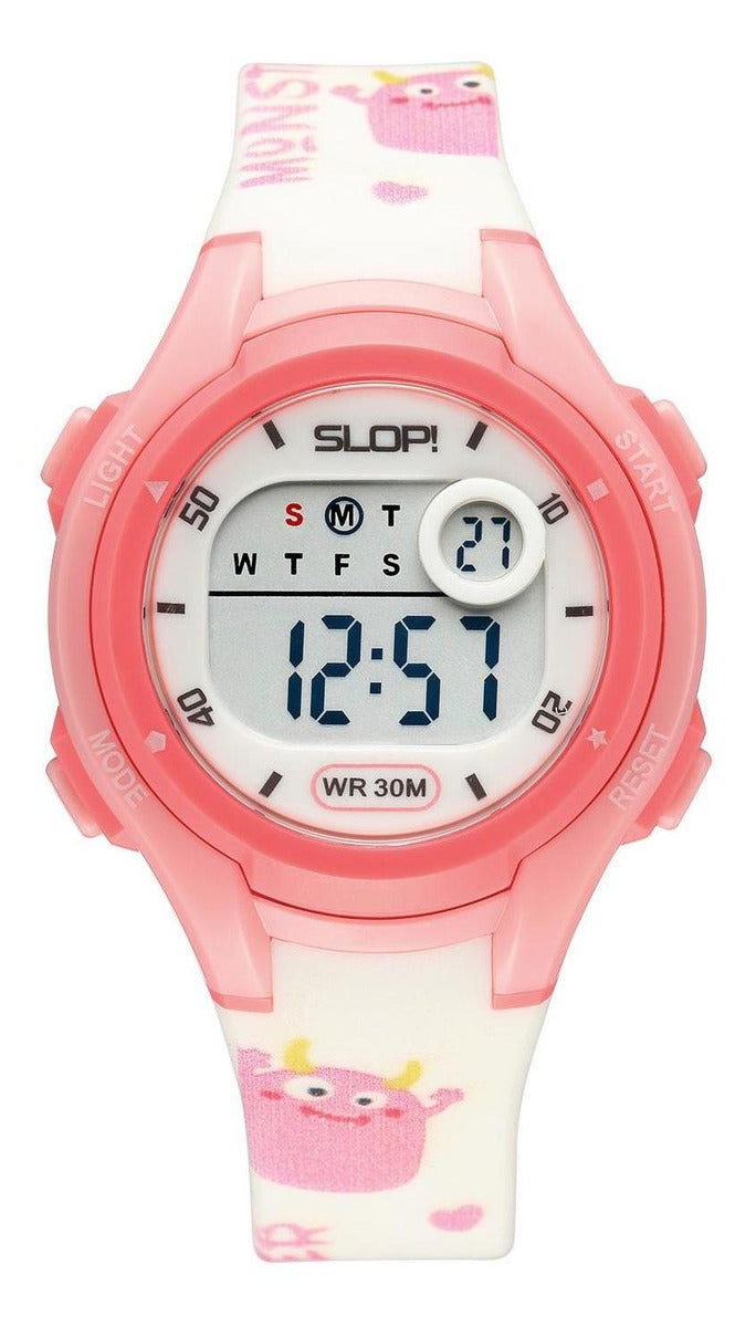 Reloj Slop Deportivo Beige SW8215K2 De Plástico Para Niña