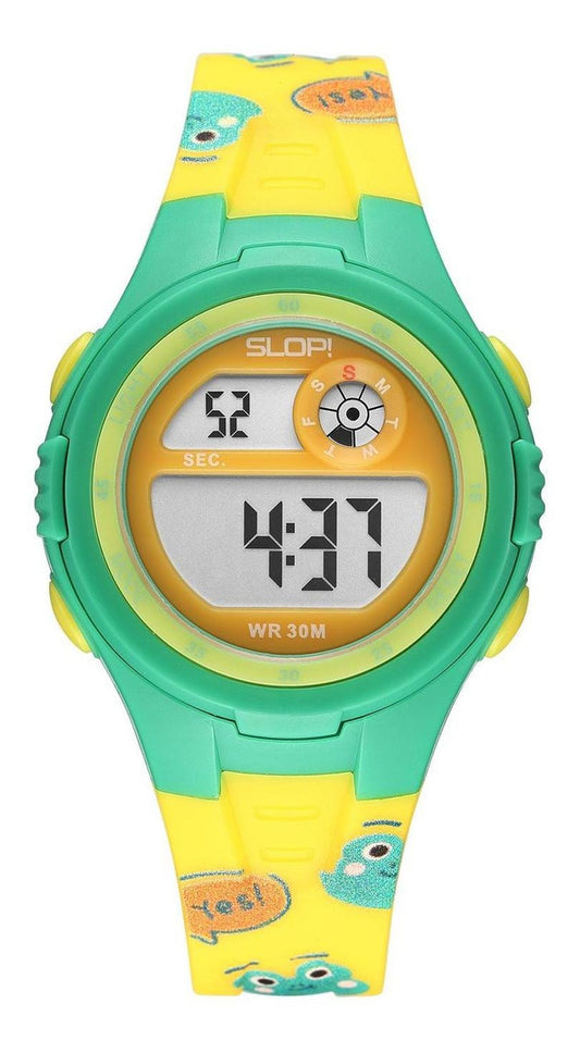 Reloj Slop Deportivo Amarillo SW2117LK5 De Plástico Unisex