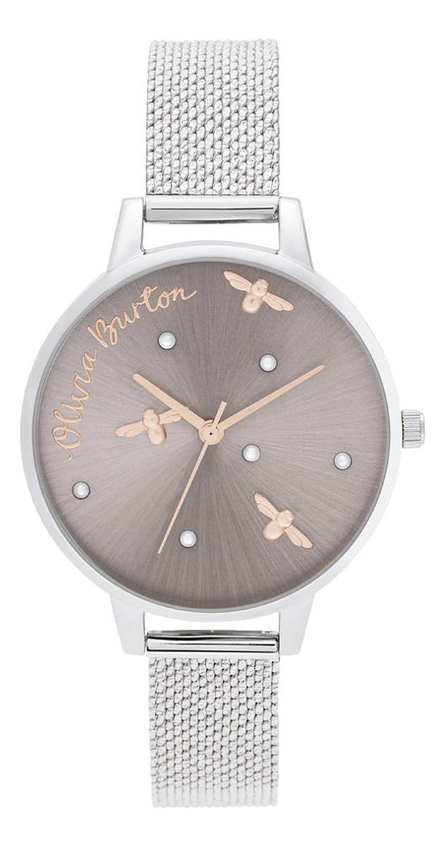 Reloj Olivia Burton Mujer Cristales Perla Blanca OB16PQ01 PQ