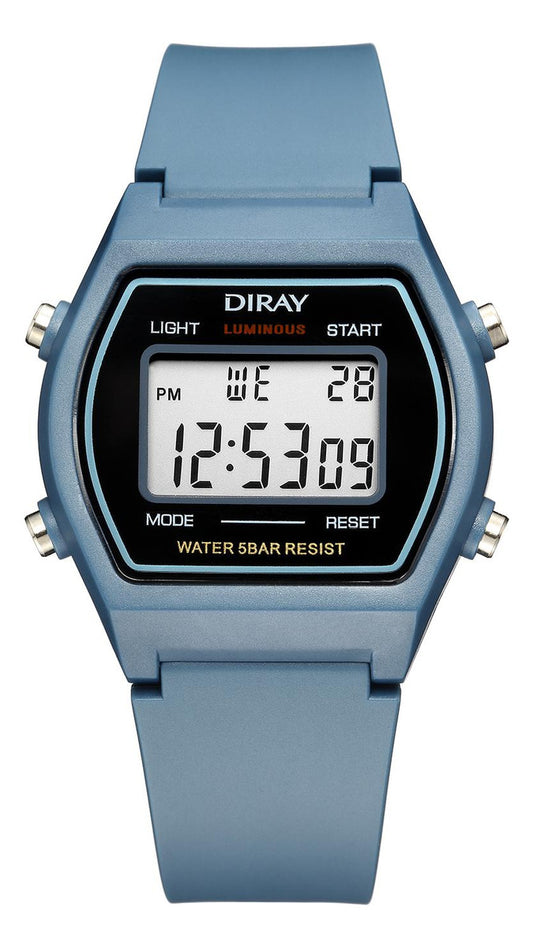 Reloj Diray Unisex Blue Azul DR362G4 De Resina Para Hombre