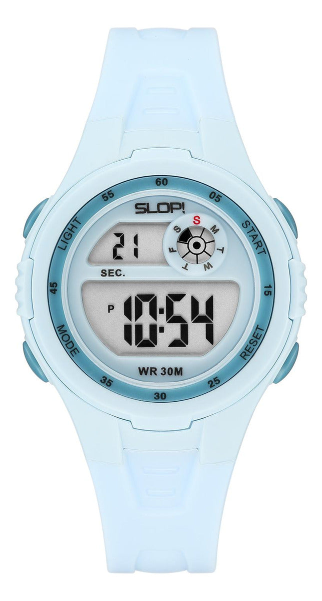 Reloj Slop Unisex Blue Azul SW2117L5 De Plástico Para Niño