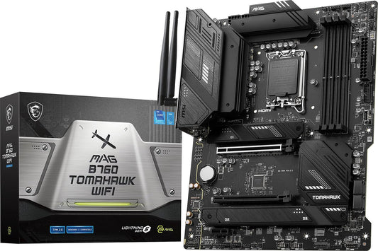 Tarjeta Madre Msi Atx Mag B760 Tomahawk Wifi S-1700 Intel