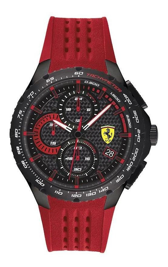 Reloj Ferrari Pista Rojo 0830727 Para Hombre