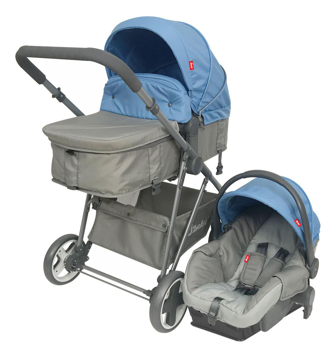 Set Carriola D'bebé Travel System Queen de 0 a 36 meses