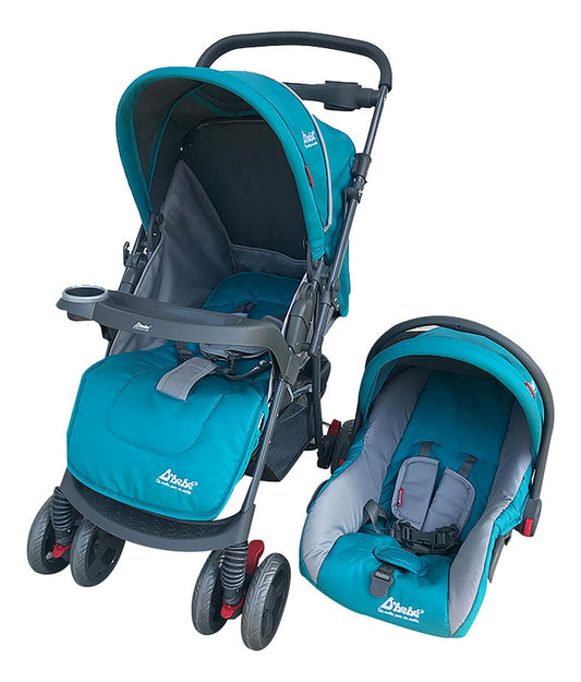 Set Carriola D'bebé Travel System Star Baby de 0 a 36 meses