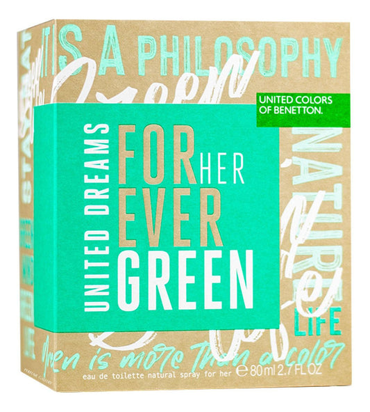 Benetton Forever Green Limited Edition 80ml EDT Para Mujer