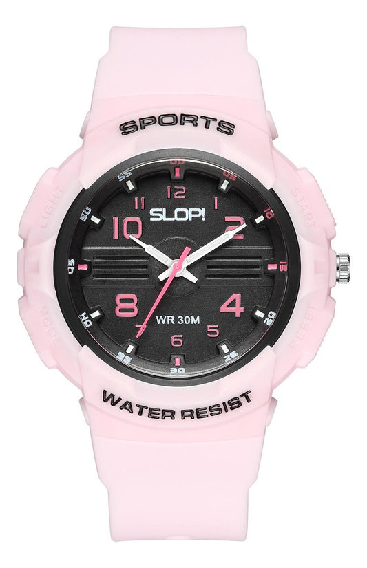 Reloj Slop Deportivo Rosa SW2109LAQ4 De Plástico Para Niña