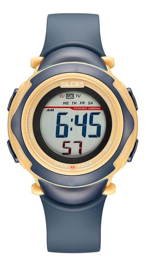 Reloj Slop Deportivo Azul SW85684 De Plástico Para Niño