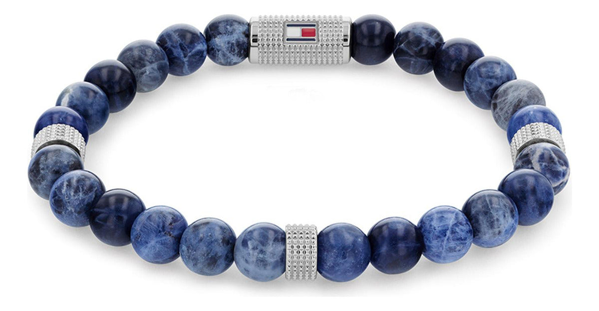 Pulsera Tommy Hilfiger Beaded Stone Acero 2790436 Hombre