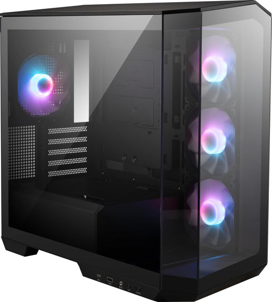 Gabinete Msi Mag Pano M100r Pz Argb Micro-Tower Negro