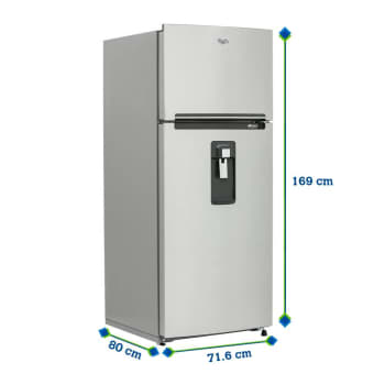 Refrigerador Top Mount Whirlpool 17 pies cúbicos Tecnología Inverter y No Frost WT1756A