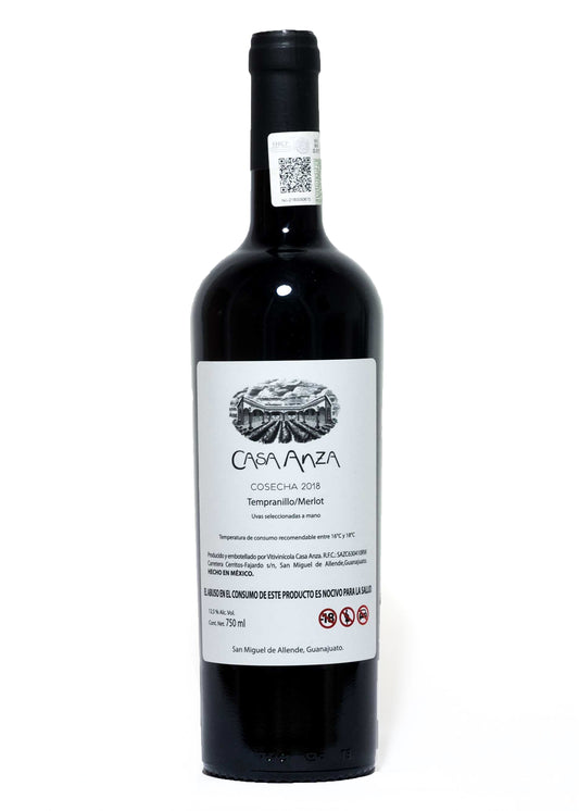 CASA ANZA Tempranillo / Merlot 2018