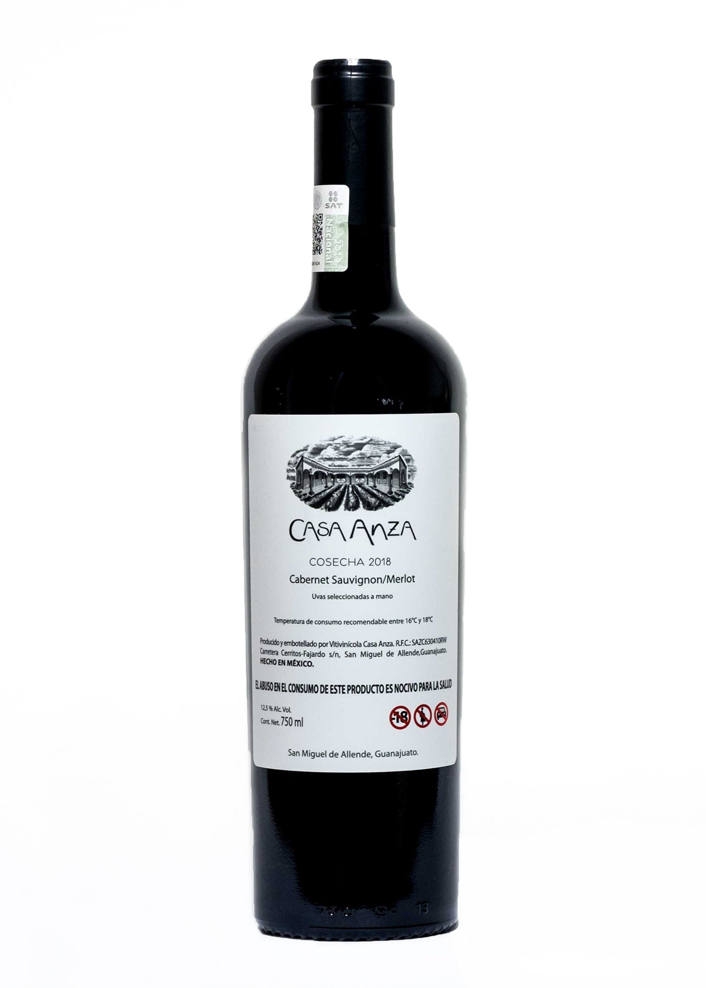 CASA ANZA Cabernet Sauvignon / Merlot 2018